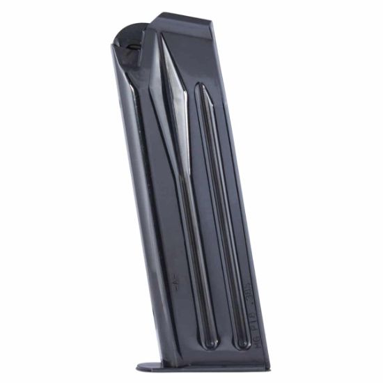 Mec-Gar, Pistol Magazine, 9mm / .38 Super, 17 Rounds, Black, Fits Para Ordinance P18 / Armscor & Rock Island Double Stacks, Steel, Black, Anti-Friction Coating, Mecgar, 765595115132, MEC-MGP183817B, RTG Parts