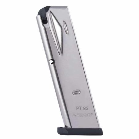Taurus PT92/99 15rd standard nickel magazine, Mec-Gar, MGPT9215N,  765595440623, MEC-TAURUS-9215N, RTG Parts