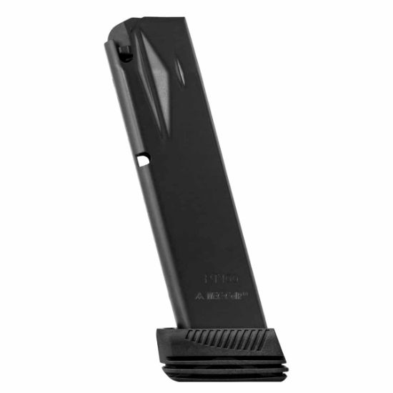 Mec-Gar USA, Pistol Magazine, 40S&W, 15 Round Extended Magazine, Fits Taurus PT100 & PT101, 15rd, Steel, Blued Finish, 765595516656, MEC-MGPT4015DPS , RTG Parts