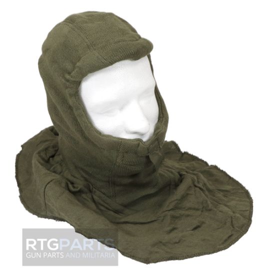 Picture of USGI COLD WEATHER BALACLAVA, OD GREEN, USED