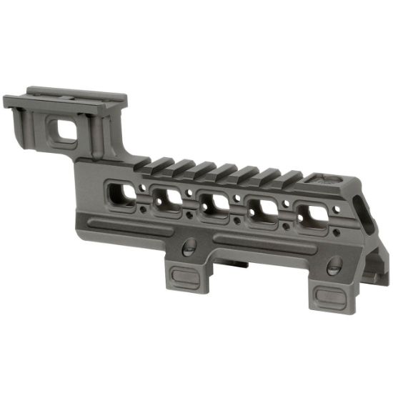 Midwest Industries, Night Vision Optic Mount, With Aimpoint T2 Interface, Fits HK MP5 MP5K and Clones, Black, 812102036340, MI-MP5-RDMNV-T2, RTG Parts