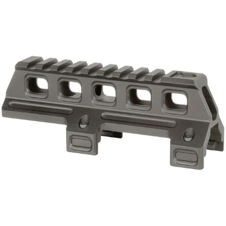 Midwest Industries, Tall Optic Mount, 9-Slot Extended 1913 Interface, Fits HK MP5 MP5K and Clones, Black, 812102036388, MI-MP5-RDMT-9S, RTG Parts