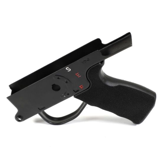 Picture of HK91/G3 STEEL CLIPPED & PINNED SEF LOWER W/ GRIP, PAINTED BLACK