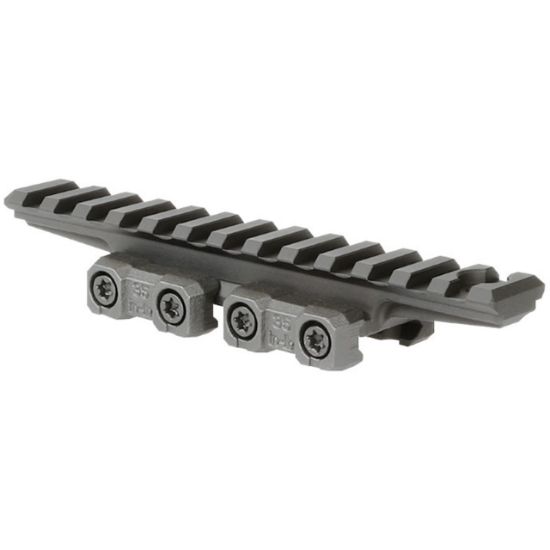 Midwest Industries, M1913 Picatinny Riser, 13-Slot, 13 Lug, Black, 812102036272, MI-MK2-R13, RTG Parts