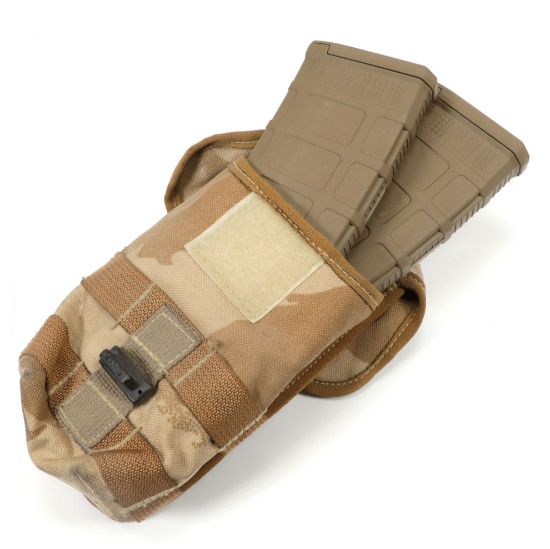 Picture of BRITISH SA80 DESERT DPM POUCH W/ TWO 30RD AR15 PMAGS