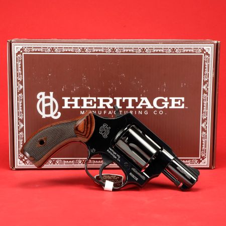 Heritage, Roscoe, Double/Single Action Revolver, 38 Special, 2" Barrel, Blued Finish, Black, Wood Grips, 5 Rounds, 727962709870, FFL-HERITAGE-HR38B2W, RTG Parts