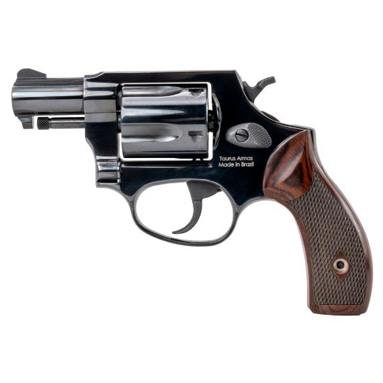 Heritage, Roscoe, Double/Single Action Revolver, 38 Special, 2" Barrel, Blued Finish, Black, Wood Grips, 5 Rounds, 727962709870, FFL-HERITAGE-HR38B2W, RTG Parts