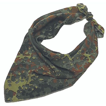 ORIGINAL BUNDESWEHR FLECTARN CAMO BANDANA, German Surplus, Flecktarn, GER-BW-BANDANA, RTG Parts