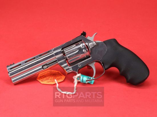 Colt's Manufacturing, Colt King Cobra, Double Action/Single Action, Revolver, 22 LR, 4.25" Barrel, Stainless Steel, Silver, Black Grips, 10 Rounds, 098289001368, FFL-COLT-KCOBRA22-SP4RFO, RTG Parts