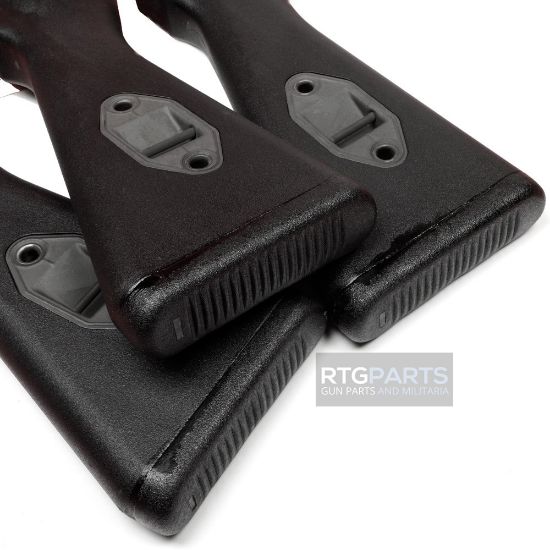 HK SP5 MP5 Black Fixed Stock, A2 Buttstock, HK94, MP5SD, AP5, Made in Germany, HK Part Number 205586, 642230150805, HKK-205586, RTG Parts