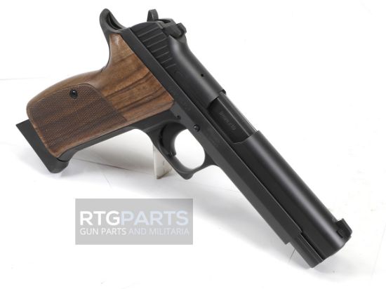 Sig Sauer, P210 Standard Target, Semi-automatic, Single Action Only, Metal Frame Pistol, Full Size, 9MM, 5" Barrel, 2 8rd Magazines, Like New Condition, 210A-9-B, FFL-SIG-P210-STANDARD-TARGET, RTG Parts