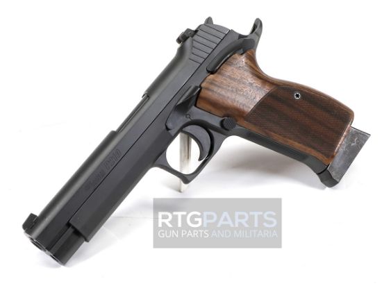 Sig Sauer, P210 Standard Target, Semi-automatic, Single Action Only, Metal Frame Pistol, Full Size, 9MM, 5" Barrel, 2 8rd Magazines, Like New Condition, 210A-9-B, FFL-SIG-P210-STANDARD-TARGET, RTG Parts