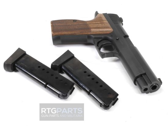 Sig Sauer, P210 Standard Target, Semi-automatic, Single Action Only, Metal Frame Pistol, Full Size, 9MM, 5" Barrel, 2 8rd Magazines, Like New Condition, 210A-9-B, FFL-SIG-P210-STANDARD-TARGET, RTG Parts