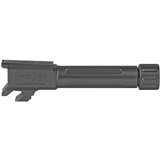 True Precision, Barrel, 9MM, Black Nitride, Threaded, Fits Springfield Armory Hellcat, 719104539445, TP-SHCB-XTBL, RTG Parts
