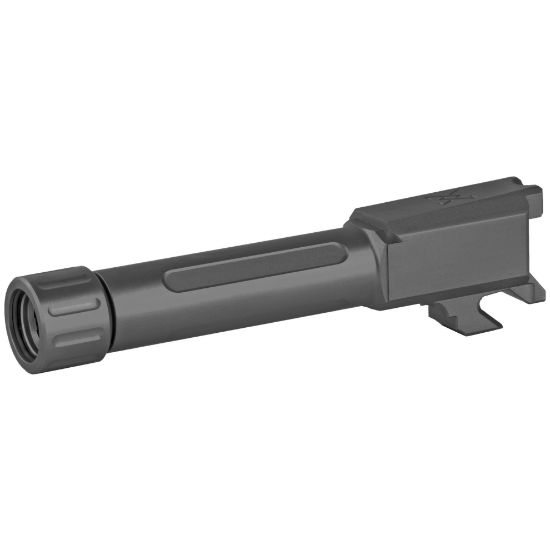 True Precision, Barrel, 9MM, Black Nitride, Threaded, Fits Springfield Armory Hellcat, 719104539445, TP-SHCB-XTBL, RTG Parts