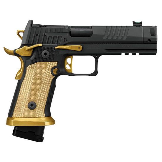 Sig Sauer, P211, Semi-automatic, Single Action Only, Metal Frame Pistol, Full Size, 9MM, 4.4" Bull Barrel, MACH3D Compensator, Nitron Finish, Black, Sig-Loc Pro Footprint Optics Ready Slide, Fiber Optic Sights, Brass LOK Grip Panels, High Polish Titanium Nitride Controls, 3 Magazines, (2)-21 Round & (1)-23 Round, 798681740079, FFL-SIG-211F-9-GTO-SC, RTG Parts