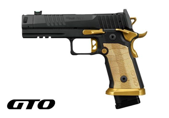 Sig Sauer, P211, Semi-automatic, Single Action Only, Metal Frame Pistol, Full Size, 9MM, 4.4" Bull Barrel, MACH3D Compensator, Nitron Finish, Black, Sig-Loc Pro Footprint Optics Ready Slide, Fiber Optic Sights, Brass LOK Grip Panels, High Polish Titanium Nitride Controls, 3 Magazines, (2)-21 Round & (1)-23 Round, 798681740079, FFL-SIG-211F-9-GTO-SC, RTG Parts