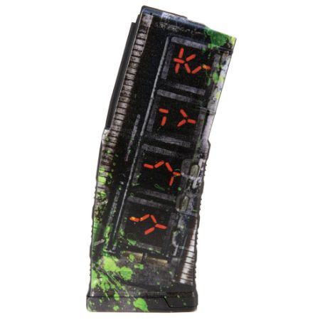 Mission First Tactical, Predator EXD Graphic Extreme Duty Magazine, 223 Remington/5.56 NATO, 30 Rounds,  AR, M16, M4, AR-15, 810099430240, MAG-EXDPM556D-PWB, RTG Parts