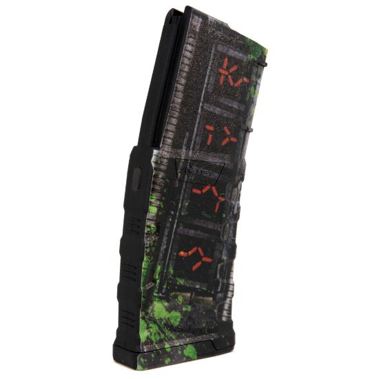 Mission First Tactical, Predator EXD Graphic Extreme Duty Magazine, 223 Remington/5.56 NATO, 30 Rounds,  AR, M16, M4, AR-15, 810099430240, MAG-EXDPM556D-PWB, RTG Parts