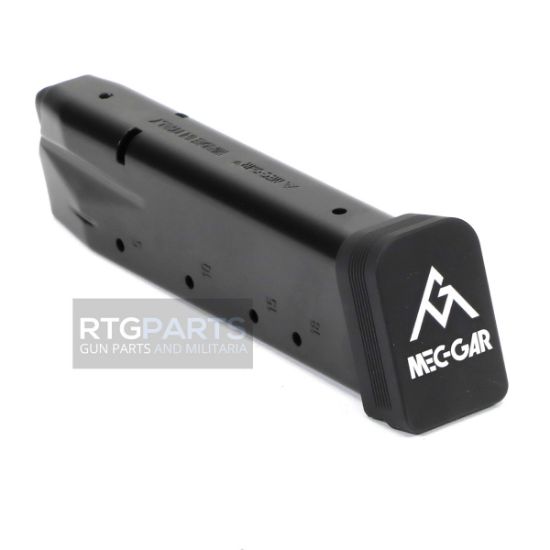 Picture of SIG P226 X5 9MM 20RD EXTENDED W/ ALUMINUM BASEPLATE, MEC-GAR