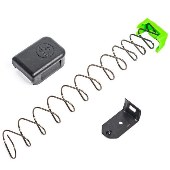 Mec-Gar USA, Plus 2 Adapter Set, Fits Mec-Gar GLOCK 9mm Full Size Magazines, Black, +2 Capacity for Mec-gar 18rd G17 & G19 Mags, 20rd, 65595510456, MEC-F42354-SET-BLK, RTG Parts