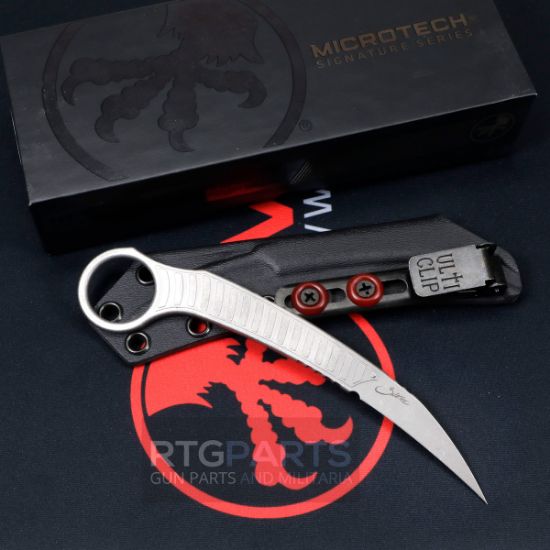 Picture of MICROTECH / BASTINELLI FEATHER FIXED BLADE 2.25" KNIFE, 215-10APS