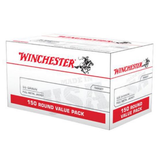 150rd Box of Winchester .223 Remington 55gr FMJ, Thousand Rounds, AR Food, 020892224988, AMMO-W223150, RTG Parts