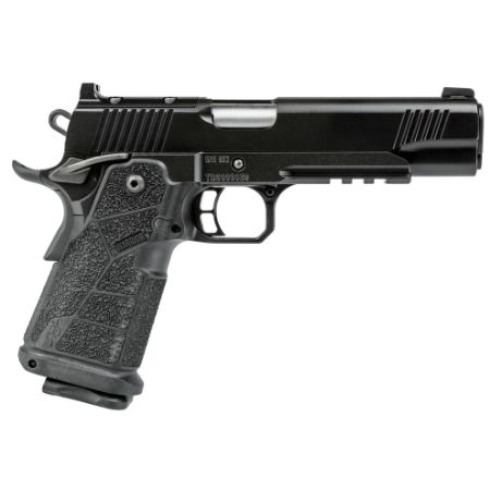 Kimber, DS Warrior, Semi-automatic, 1911, Metal Frame Pistol, Full Size, .38 Super, 5" Bushing Barrel with Deep Crown, Black, Carbon Fiber Grips, Tritium Front Sight, Optics Ready, Includes C&H RMR Optic Mount, Ambidextrous Thumb Safety, (1)-17 Round and (1)-20 Round Magazine, 669278363011, FFL-KIMBER-3600301, RTG Parts