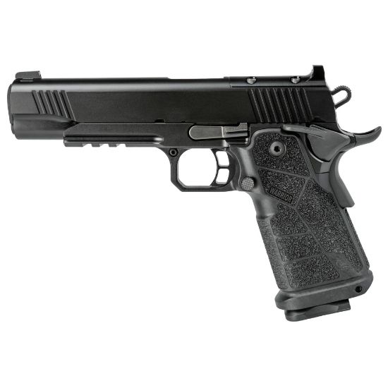 Kimber, DS Warrior, Semi-automatic, 1911, Metal Frame Pistol, Full Size, .38 Super, 5" Bushing Barrel with Deep Crown, Black, Carbon Fiber Grips, Tritium Front Sight, Optics Ready, Includes C&H RMR Optic Mount, Ambidextrous Thumb Safety, (1)-17 Round and (1)-20 Round Magazine, 669278363011, FFL-KIMBER-3600301, RTG Parts