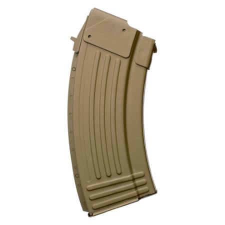 AK47 20rd Mag, Global Ordnance, 7.62X39, 20 Rounds, Fits AK-47, FDE, Matte Finish, Flat Dark Earth, 810091157435, GO-810091157435, RTG Parts
