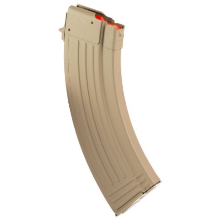 AK47 30rd Mag, Global Ordnance, 7.62X39, 30 Rounds, Fits AK-47, FDE, Matte Finish, Flat Dark Earth, 810091157466, GO-810091157466, RTG Parts