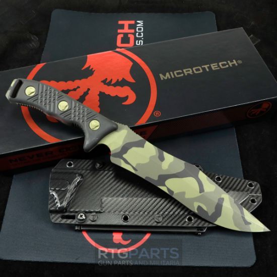 Picture of MICROTECH ARBITER FIXED BLADE KNIFE 8.75 INCH, JUNGLE CAMO, 104-1JUCS