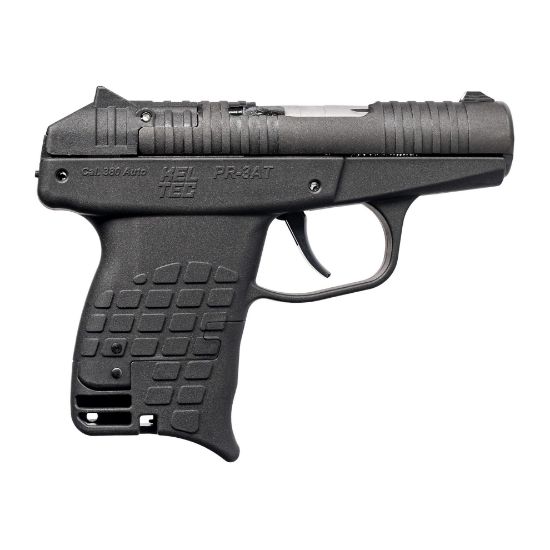 Kel-Tec, PR-3AT Black 13rd, Striker Fired, Semi-automatic, Polymer Frame Pistol, Sub-Compact, 380ACP, 2.85" Barrel, Matte Finish, Black, 13 Rounds, (2)-7 Round Stripper Clips, 640832011463, FFL-KELTEC-PR3ATBLK, RTG Parts