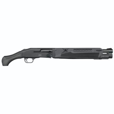 Mossberg, 990 Aftershock SFX 14.5" 5rd, Pistol-Grip Shotgun, Semi-Automatic, 12 Gauge, 3" Chamber, 14.375" Barrel, Integrated Heat Shield, Fixed Choke, Matte Blued Barrel, Black, AfterShock Grip, Winged Front Fiber Optic, Optic-Ready with Shield RMSc Footprint, 5 Rounds, 015813830102, FFL-MOSSBERG-83010, RTG Parts