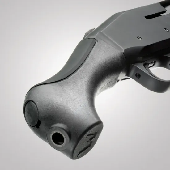 Mossberg, 990 Aftershock SPX 14.5" 5rd, Pistol-Grip Shotgun, Semi-Automatic, 12 Gauge, 3" Chamber, 14.375" Barrel, Integrated Heat Shield, Fixed Choke, Matte Blued Barrel, Black, AfterShock Grip, Winged Front Fiber Optic, Optic-Ready with Shield RMSc Footprint, 5 Rounds, 015813830102, FFL-MOSSBERG-83010, RTG Parts
