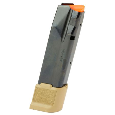 Sig P365 21rd Mag COY, Sig Sauer, Magazine, 9MM, 21 Rounds, Fits Sig P365 P365X P365XL XMarco & Fuse, Steel, Coyote Base, Original Sig Sauer, Tacops, Tan, X-Macro,  798681693450, SIG-8901595, RTG Parts