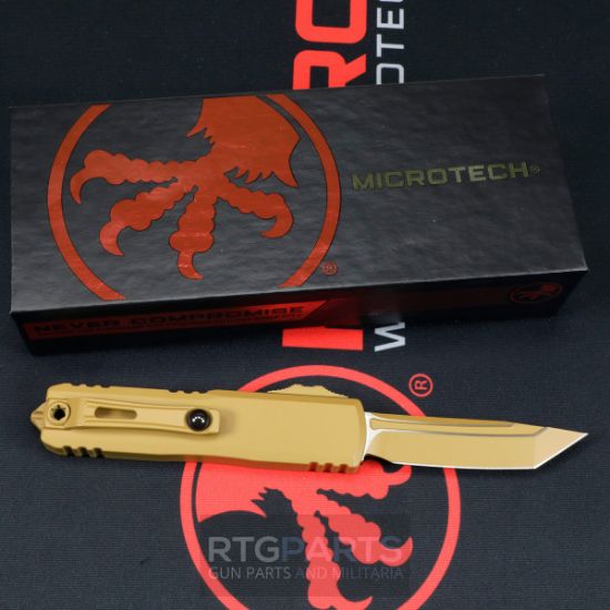 Picture of MICROTECH UTX-85 GEN IV OTF AUTO KNIFE, CERAKOT RAL-8000, 3.125" M390 T/E TANTO, 12334-1CRA