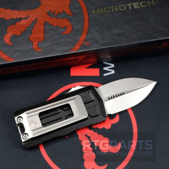 Picture of MICROTECH EXOCET II D/E OTF AUTO KNIFE, BLACK, 2.34" DAGGER, 1157-10