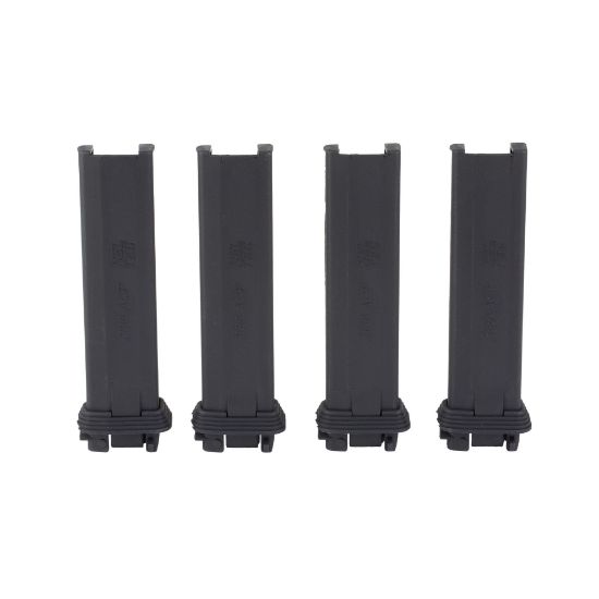 Kel-Tec, 380ACP 10rd Stripper Clips, Holds 10 rounds, Black, Pack of 4, For PR-3AT, 640832012262, KT-PR-3AT-1500, RTG Parts