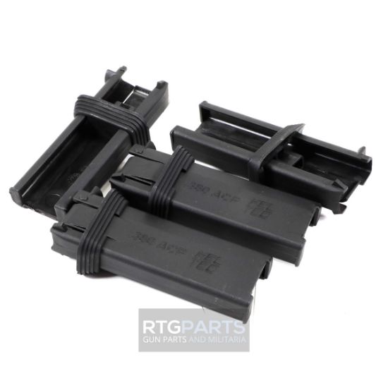 Kel-Tec, 380ACP 7rd Stripper Clips, Holds 7 Rounds, Black, Pack of 4, For PR-3AT, 640832012279, KT-PR-3AT-1502, RTG Parts