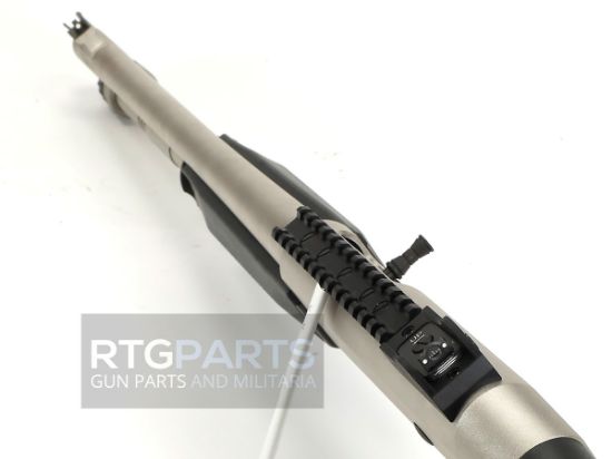 MAC 1014 Marine Pistol Grip, Semi-automatic Shotgun, 12 Gauge, 3" Chamber, 18.5" Barrel, Polymer Pistol Grip and Forearm, Electroless Nickel Finish, Ghost Ring Rear and Blade Front Sights, 5 Rounds, Includes Benelli/Mobil Pattern Choke Tubes 1/3/5, Military Arms Corporation, 723551444320, FFL-MAC-21000153, RTG Parts