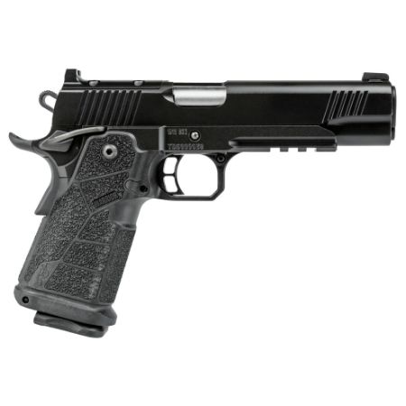 Kimber, DS Warrior, Semi-automatic, 1911, Metal Frame Pistol, Full Size, .38 Super, 5" Bushing Barrel with Deep Crown, Black, Carbon Fiber Grips, Tritium Front Sight, Optics Ready, Includes C&H RMR Optic Mount, Ambidextrous Thumb Safety, (1)-17 Round and (1)-20 Round Magazine, 669278363028, FFL-KIMBER-3600302, RTG Parts