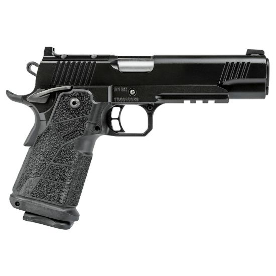 Kimber, DS Warrior, Semi-automatic, 1911, Metal Frame Pistol, Full Size, .38 Super, 5" Bushing Barrel with Deep Crown, Black, Carbon Fiber Grips, Tritium Front Sight, Optics Ready, Includes C&H RMR Optic Mount, Ambidextrous Thumb Safety, (1)-17 Round and (1)-20 Round Magazine, 669278363028, FFL-KIMBER-3600302, RTG Parts