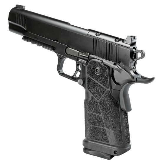 Kimber, DS Warrior, Semi-automatic, 1911, Metal Frame Pistol, Full Size, .38 Super, 5" Bushing Barrel with Deep Crown, Black, Carbon Fiber Grips, Tritium Front Sight, Optics Ready, Includes C&H RMR Optic Mount, Ambidextrous Thumb Safety, (1)-17 Round and (1)-20 Round Magazine, 669278363028, FFL-KIMBER-3600302, RTG Parts