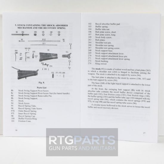 FN-D Original Manual Translated to English, Browning BAR, FN D, Machine Gun, Automatic Rifle, LIB-FND, RTG Parts