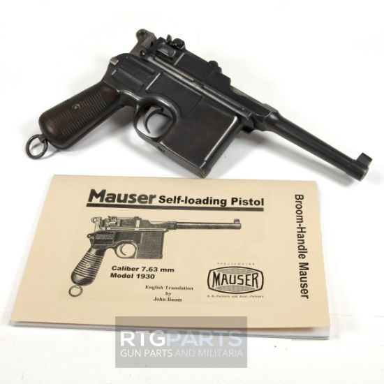 Broom Handle Mauser Manual, Caliber 7.63mm, Model 1930, LIB-BROOM-HANDLE, RTG Parts