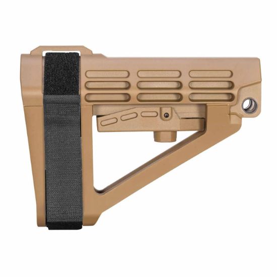 AR SBA4 Pistol Stabilizing Brace, FDE, Flat Dark Earth, AR15, M4, SB Tactical, 699618783469, SB-SBA4X-02, RTG Parts