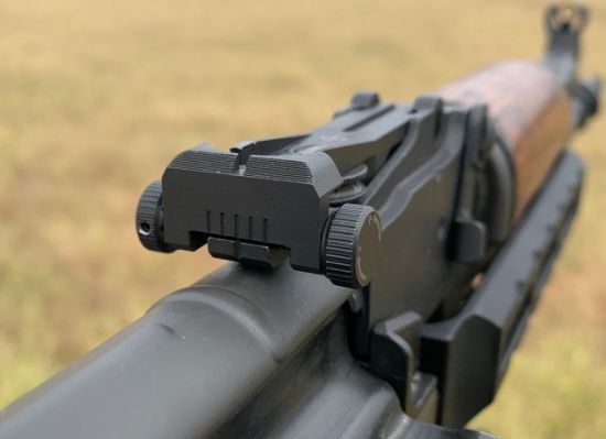 KNS Precision AK Windage/Elevation Adjustable Rear Notched Sight, 853906008799, KNS-AK-EL-WIN-NOTCH, RTG Parts