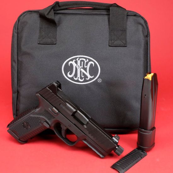 FN America, FN 509 Tactical, Black, Full Size, 9MM, 4.5" Barrel, Polymer Frame, 1-24Rd Magazines and 1-17Rd Magazine, Non-Manual Safety, Suppressor Height Night Sights, Low Profile Optics Mounting System, Threaded Barrel,  Ambi Slide Stop Lever, Ambi Mag Release, FN Soft Case, 845737010119, FFL-FN-66-100375, RTG Parts