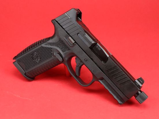 FN America, FN 509 Tactical, Black, Full Size, 9MM, 4.5" Barrel, Polymer Frame, 1-24Rd Magazines and 1-17Rd Magazine, Non-Manual Safety, Suppressor Height Night Sights, Low Profile Optics Mounting System, Threaded Barrel,  Ambi Slide Stop Lever, Ambi Mag Release, FN Soft Case, 845737010119, FFL-FN-66-100375, RTG Parts